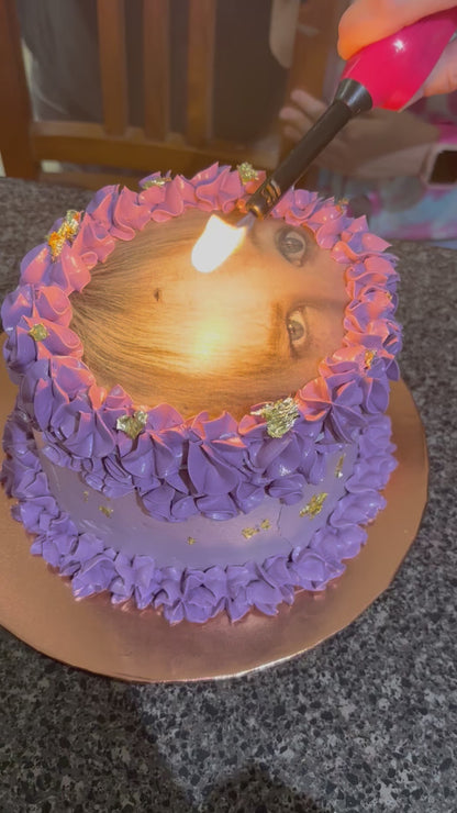 Burn away cake